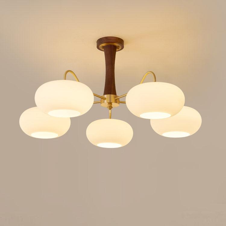 Mid-Century Inspired Chandelier Adjustable Ceiling Lighting Fixture