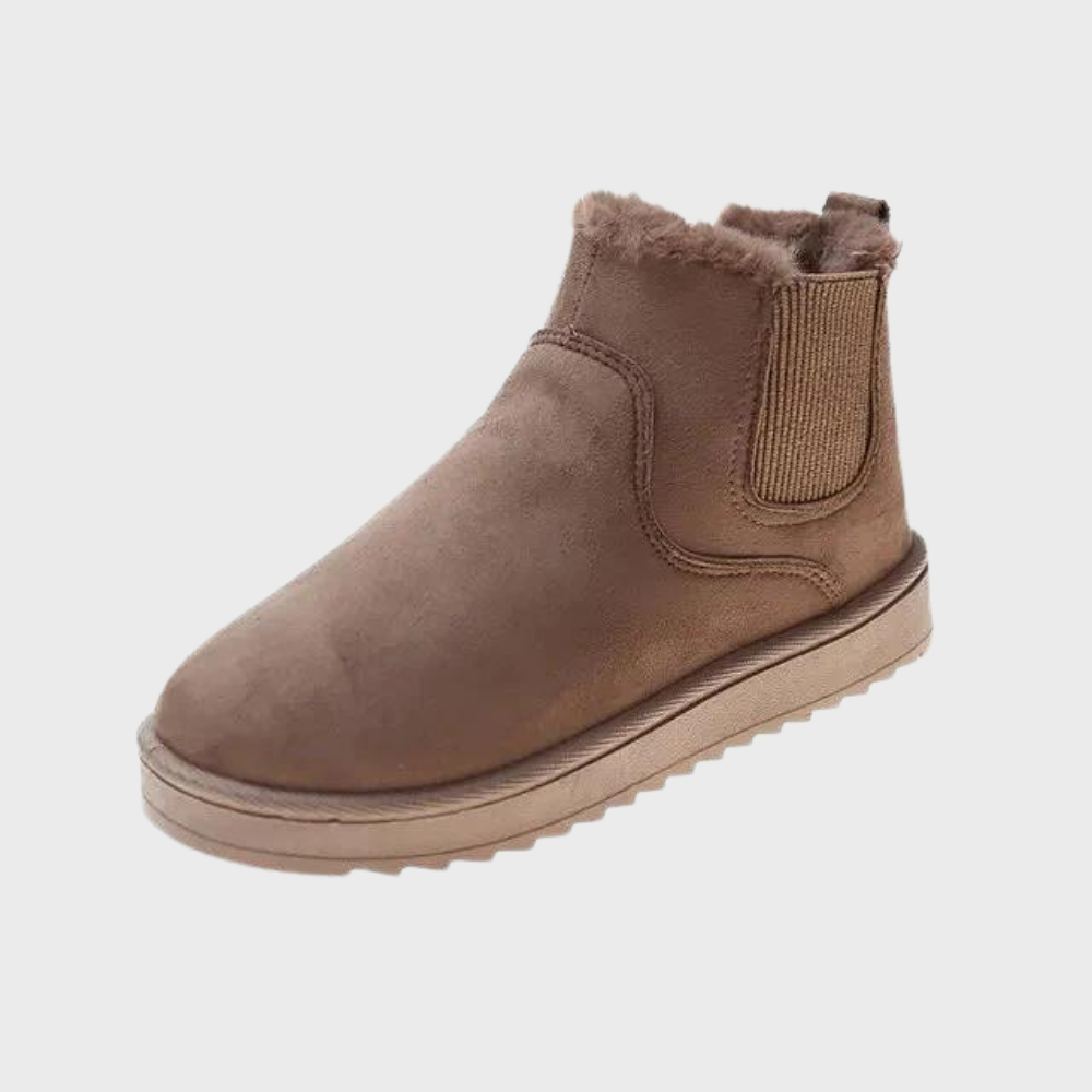 Freizeit-Winterstiefel Für Damen | Mit Fellbesatz