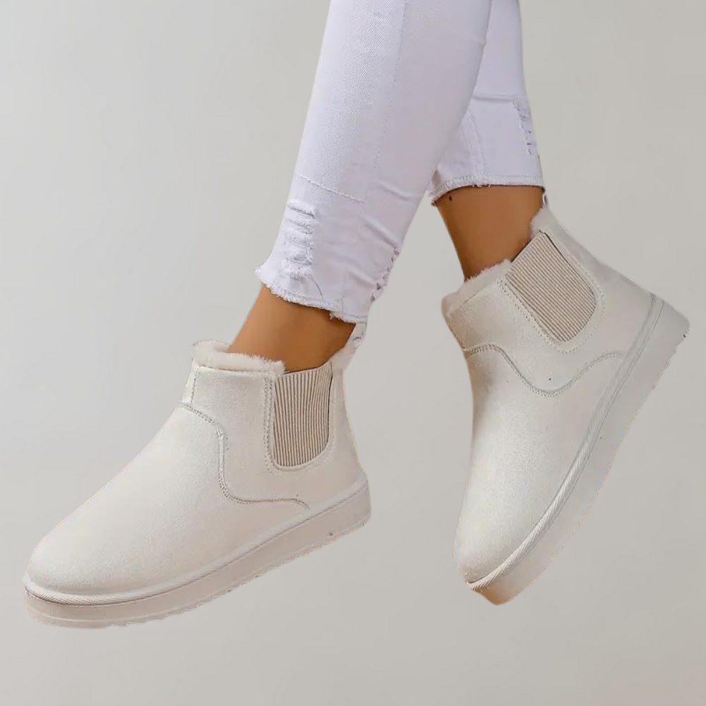 Freizeit-Winterstiefel Für Damen | Mit Fellbesatz