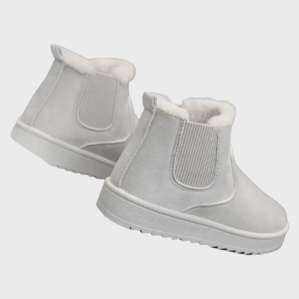 Freizeit-Winterstiefel Für Damen | Mit Fellbesatz
