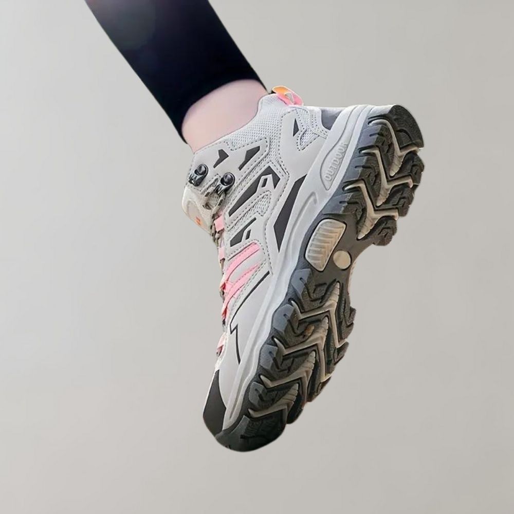 Damen Walkingschuhe Mit Schnürung | Profilsohle