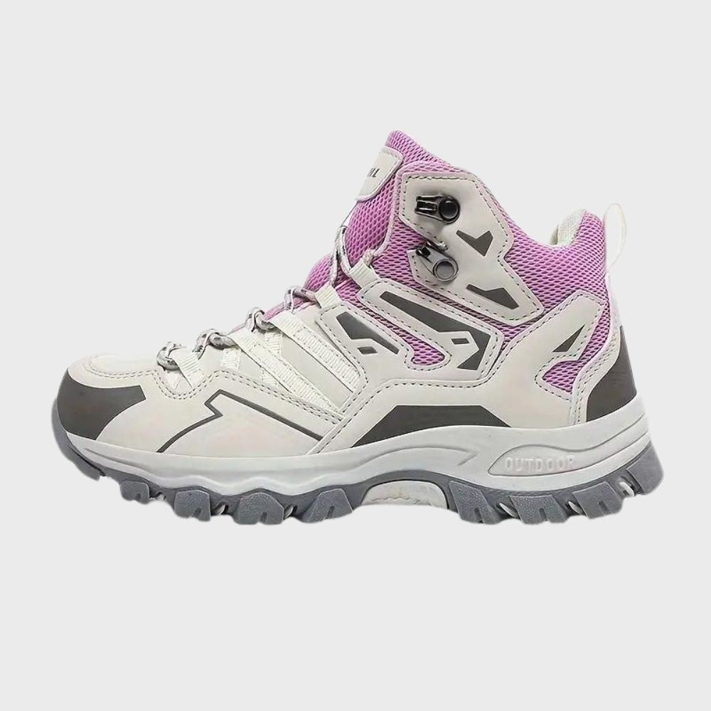 Damen Walkingschuhe Mit Schnürung | Profilsohle