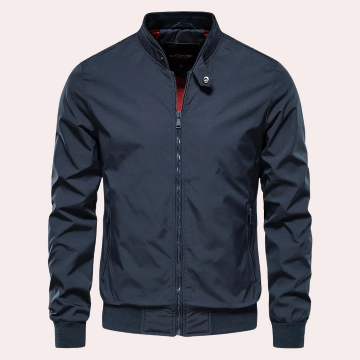 Lässige Winterjacke Mit Reißverschluss Für Herren | Herbst