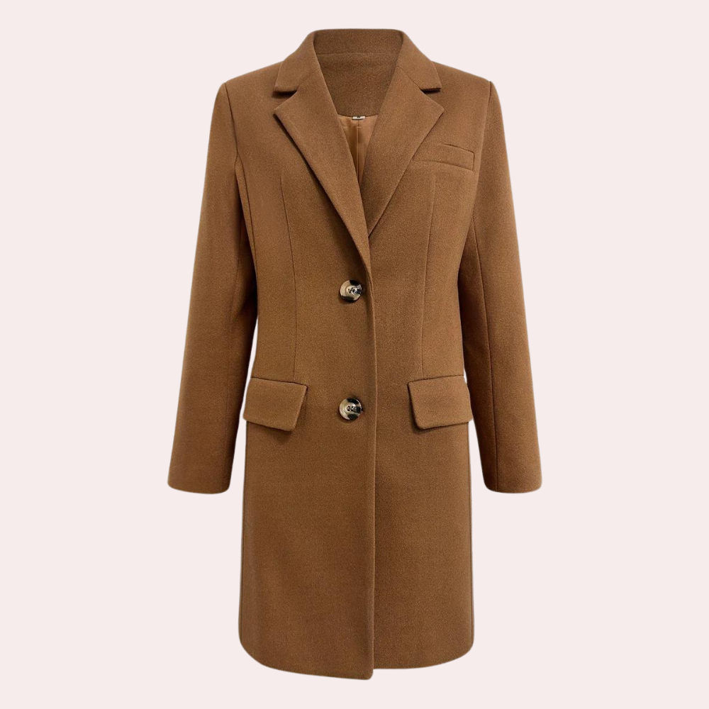Stylischer Trenchcoat Für Damen | Mit Knopfverschluss