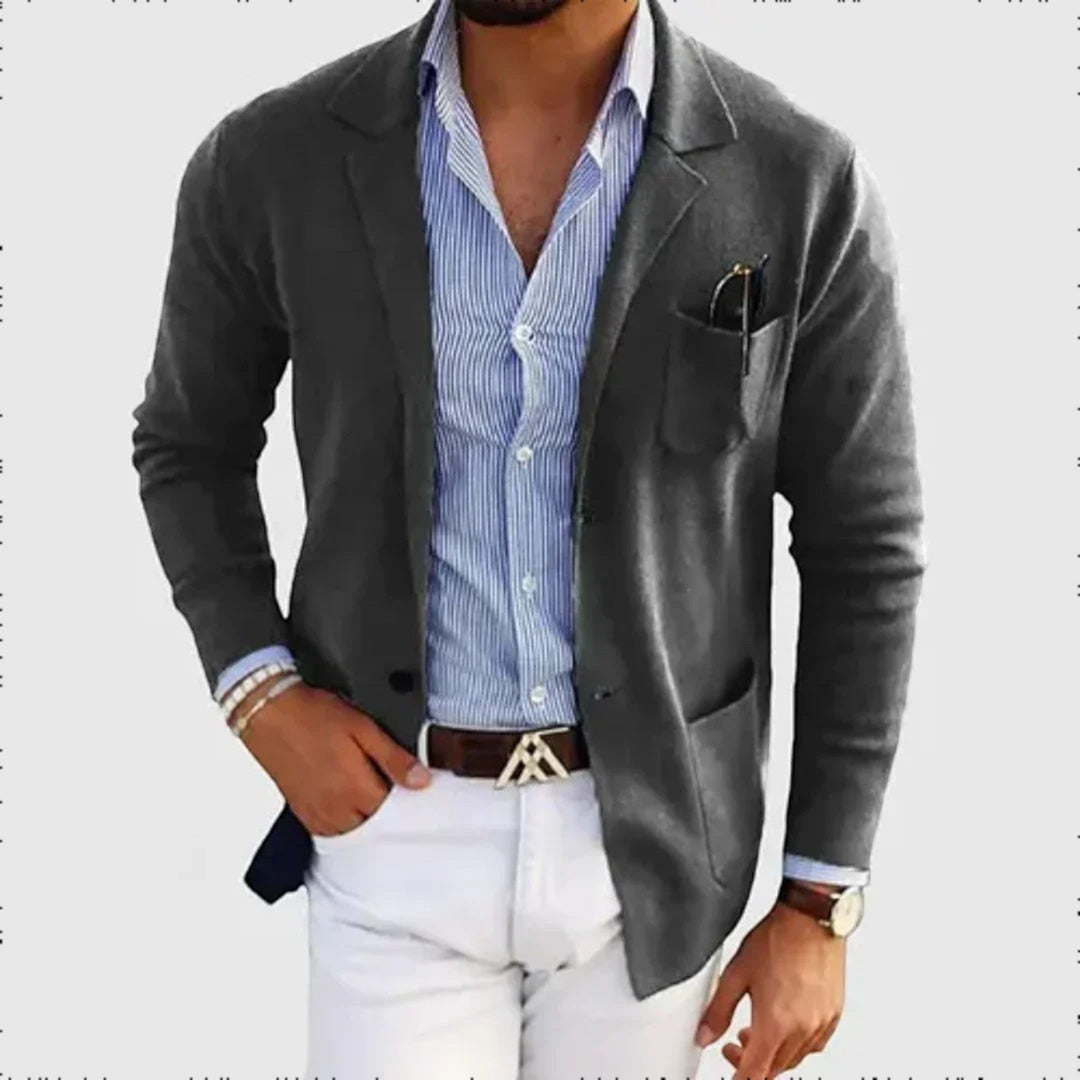Victor | Lässiger Blazer Für Herren | Aufgesetzte Taschen