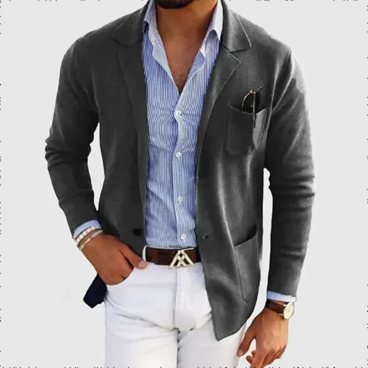Victor | Lässiger Blazer Für Herren | Aufgesetzte Taschen