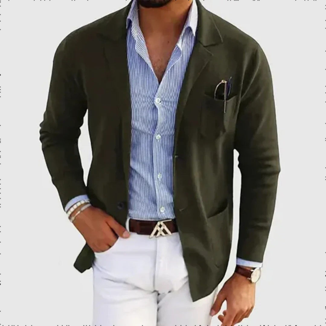 Victor | Lässiger Blazer Für Herren | Aufgesetzte Taschen