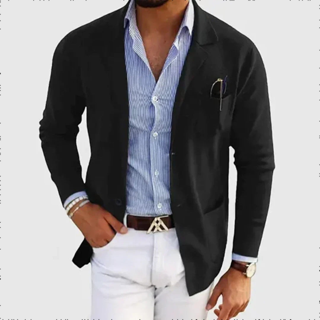 Victor | Lässiger Blazer Für Herren | Aufgesetzte Taschen