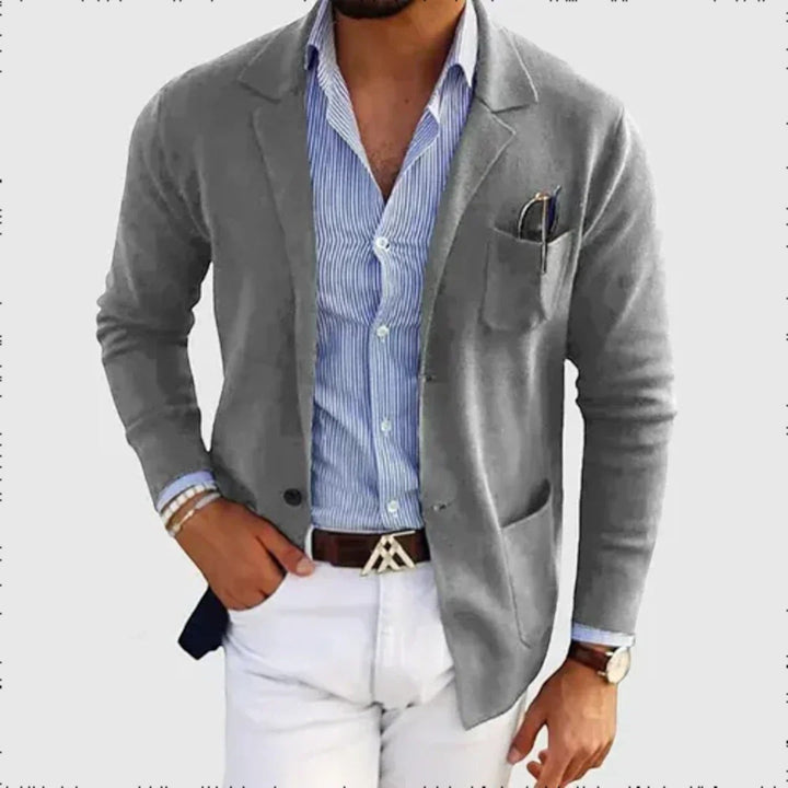 Victor | Lässiger Blazer Für Herren | Aufgesetzte Taschen