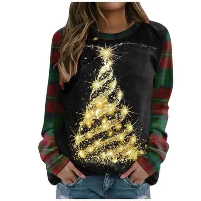 Damen Langärmlige Sweatshirts | Weihnachten
