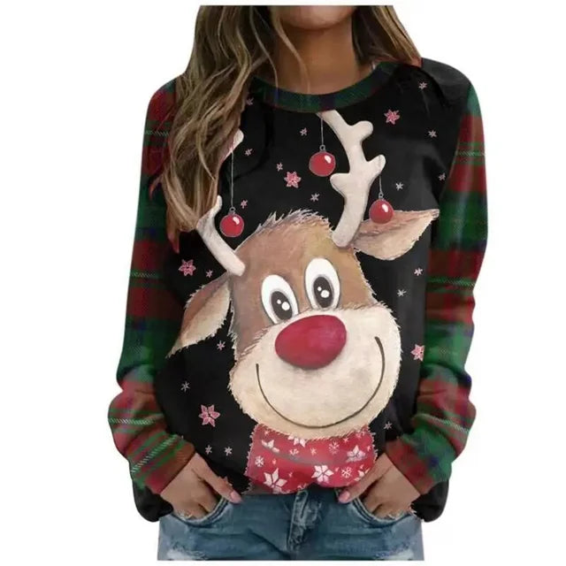 Damen Langärmlige Sweatshirts | Weihnachten