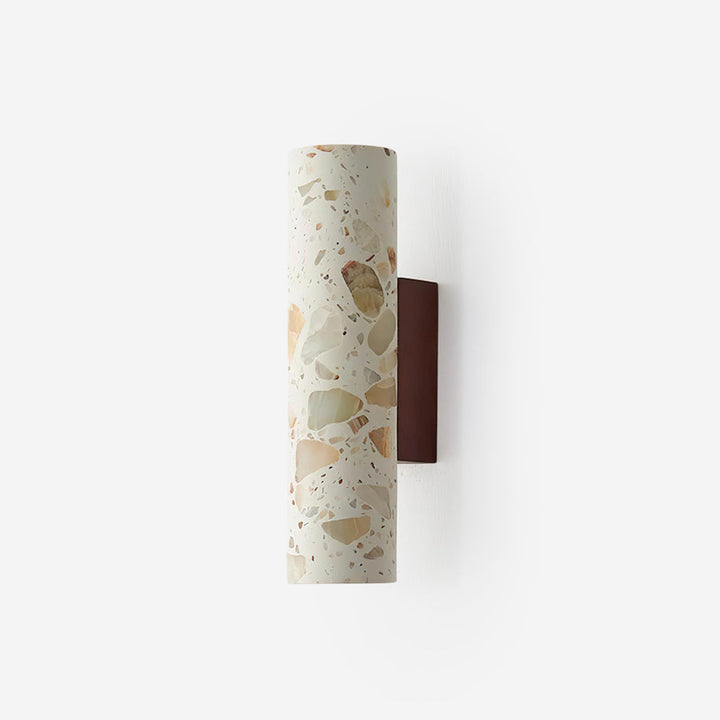 Contemporary Beige Wall Light – Slim Cylinder Design