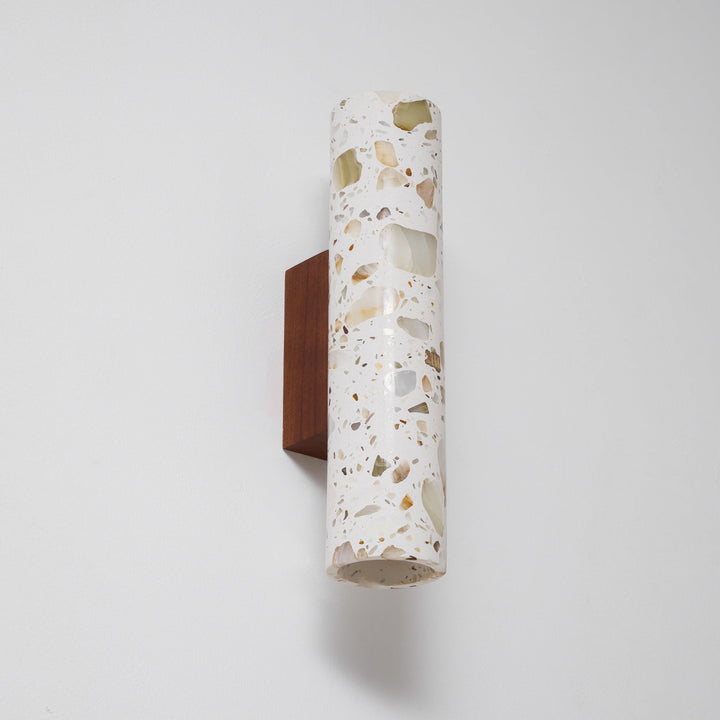 Contemporary Beige Wall Light – Slim Cylinder Design