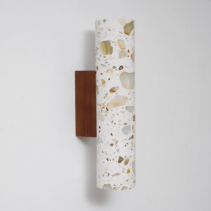 Contemporary Beige Wall Light – Slim Cylinder Design