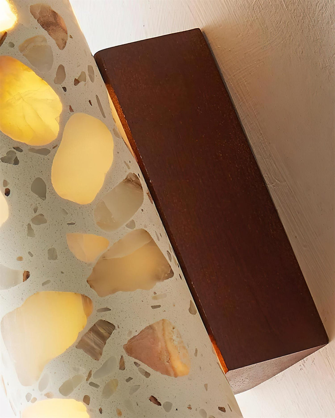 Contemporary Beige Wall Light – Slim Cylinder Design