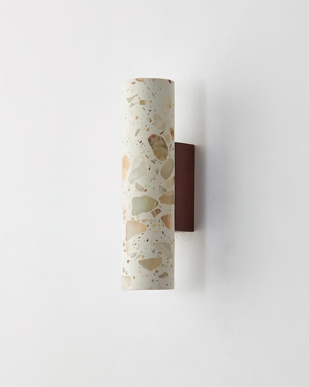 Contemporary Beige Wall Light – Slim Cylinder Design