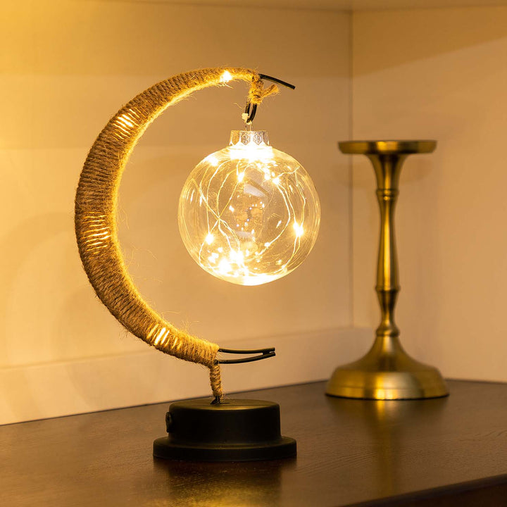 Decorative Moon Table Lamp LED Ambient Night Light