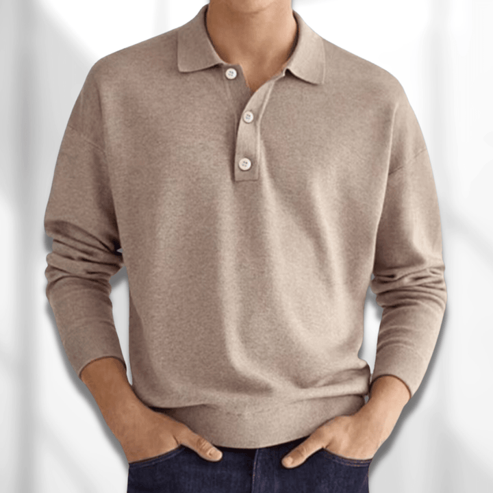 Langarm-Poloshirt Für Herren | Lässig