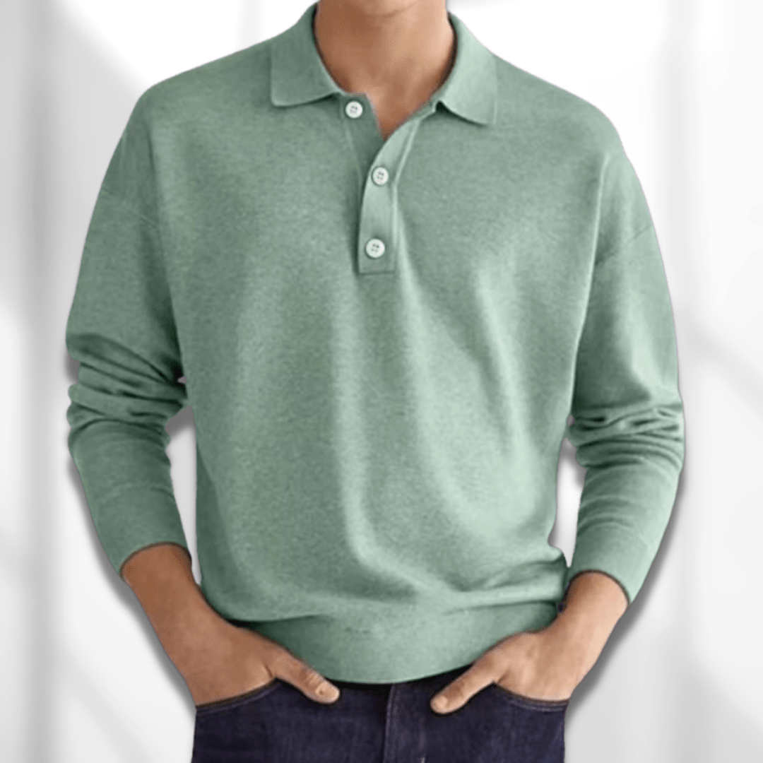 Langarm-Poloshirt Für Herren | Lässig