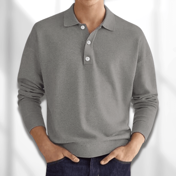 Langarm-Poloshirt Für Herren | Lässig
