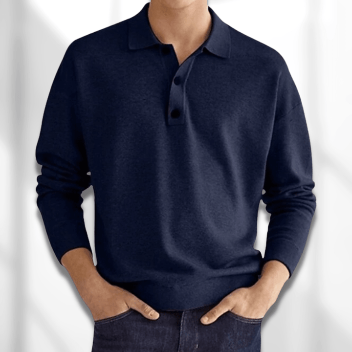 Langarm-Poloshirt Für Herren | Lässig