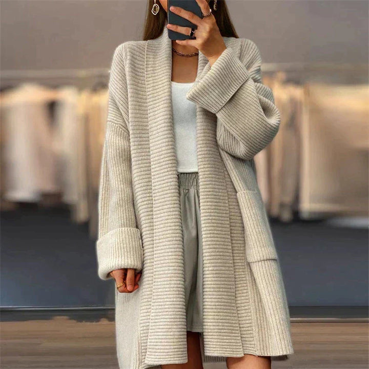 Damen Strickjacke Mit Langen Ärmeln | Winter