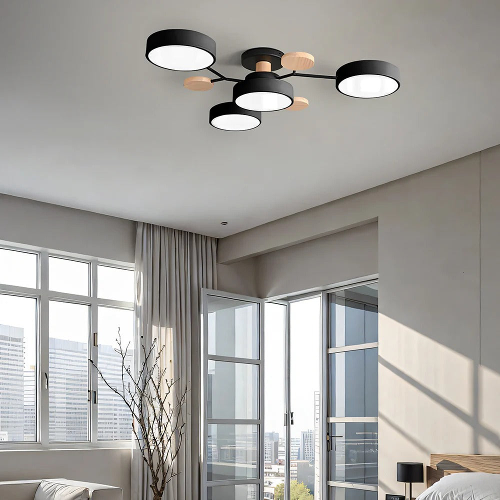 Contemporary LED Ceiling Light Flush Mount Multi-Light Fixture