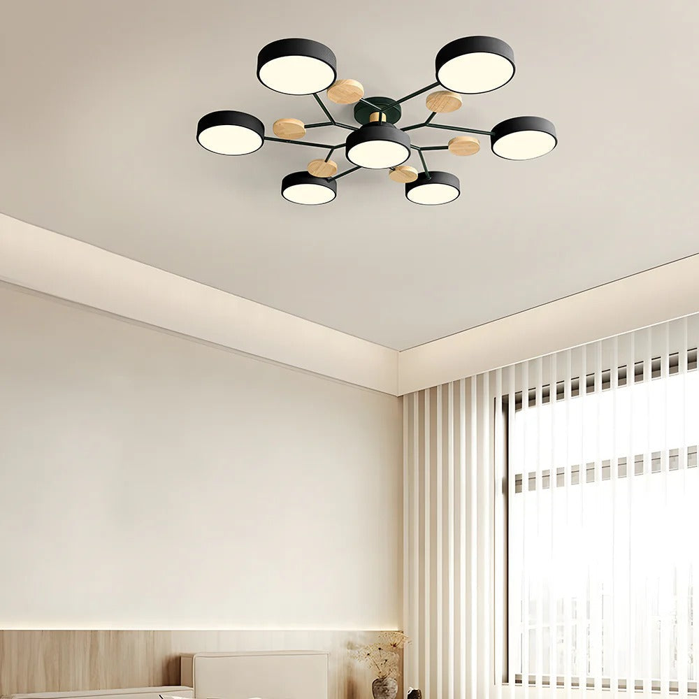 Contemporary LED Ceiling Light Flush Mount Multi-Light Fixture