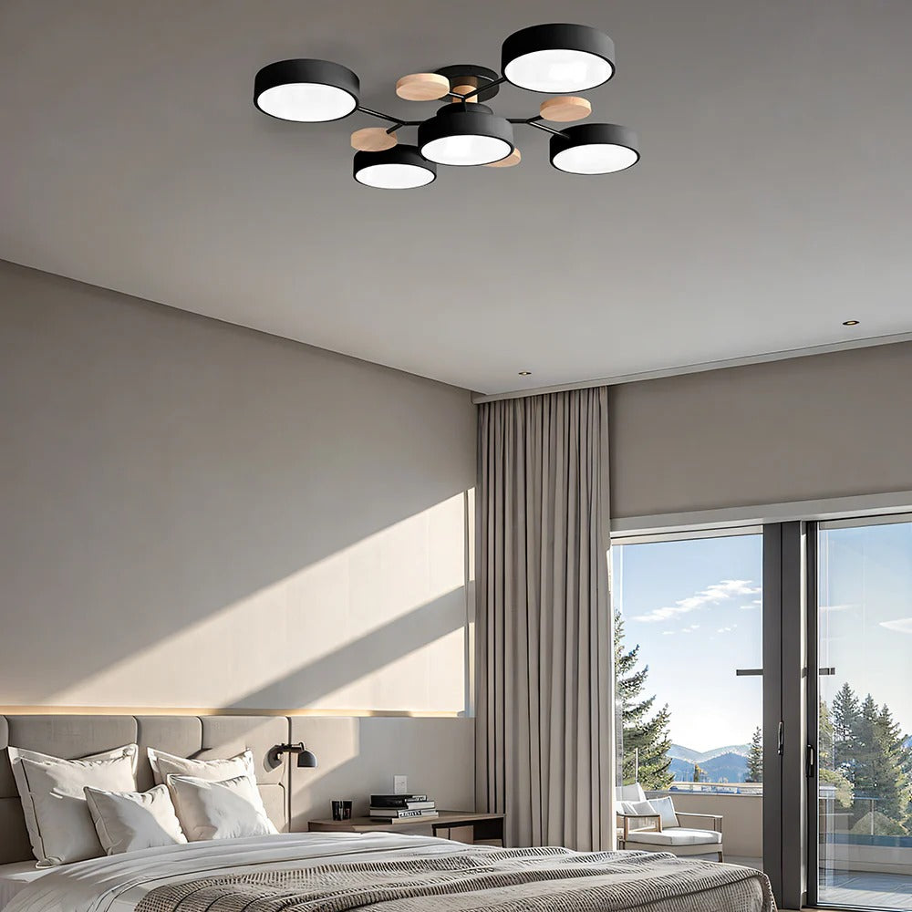 Contemporary LED Ceiling Light Flush Mount Multi-Light Fixture
