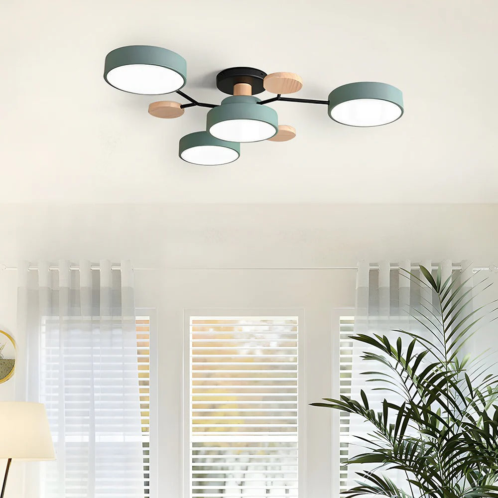 Contemporary LED Ceiling Light Flush Mount Multi-Light Fixture