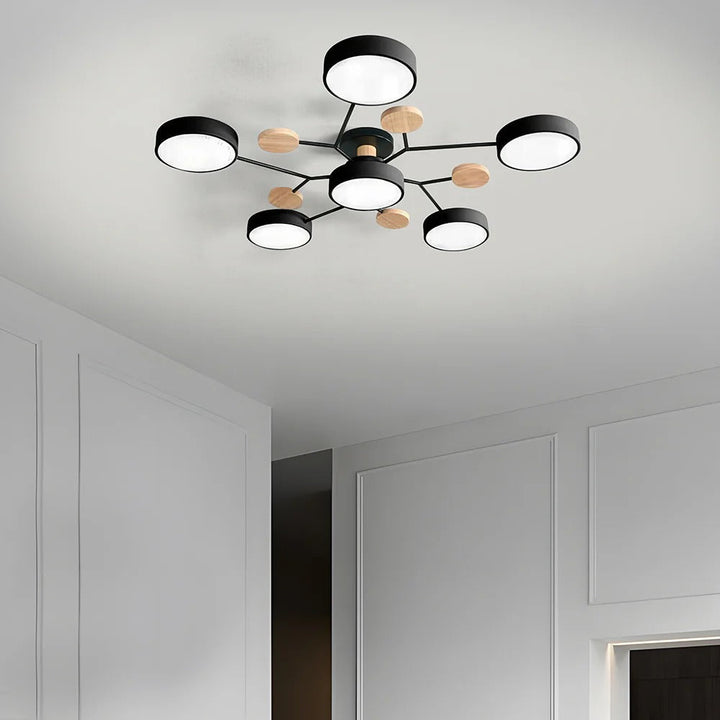 Contemporary LED Ceiling Light Flush Mount Multi-Light Fixture