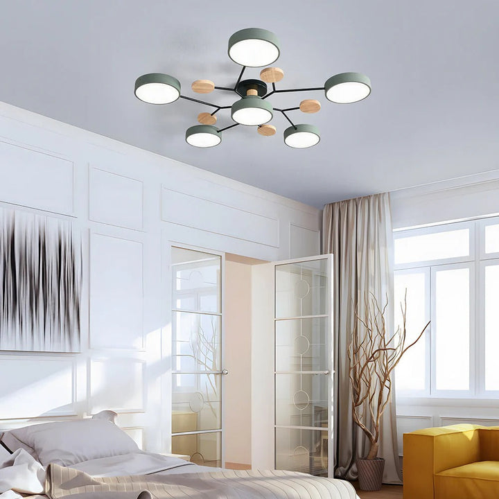 Contemporary LED Ceiling Light Flush Mount Multi-Light Fixture