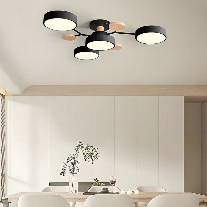 Contemporary LED Ceiling Light Flush Mount Multi-Light Fixture