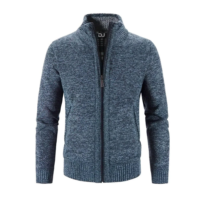 Klassischer Strickjacke mit Reißverschluss für Herren | Winter