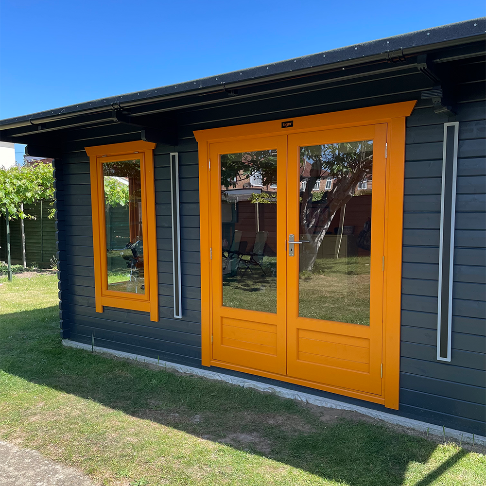 Schwarze LED-Wandleuchten für Garten und Außenbereich