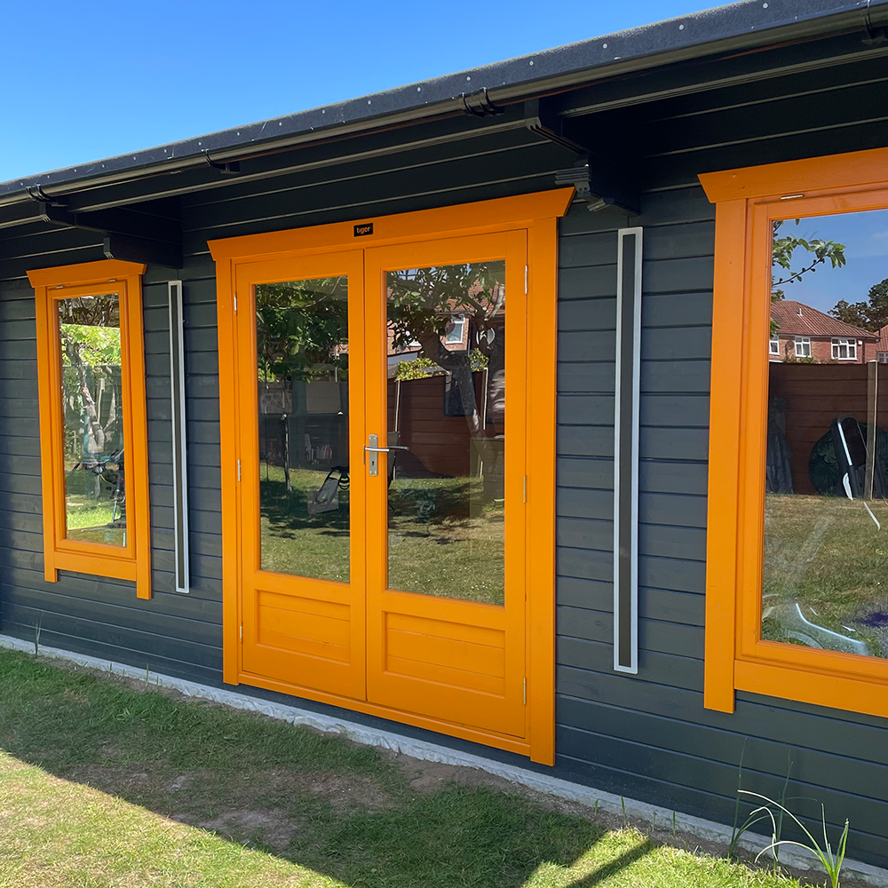 Schwarze LED-Wandleuchten für Garten und Außenbereich