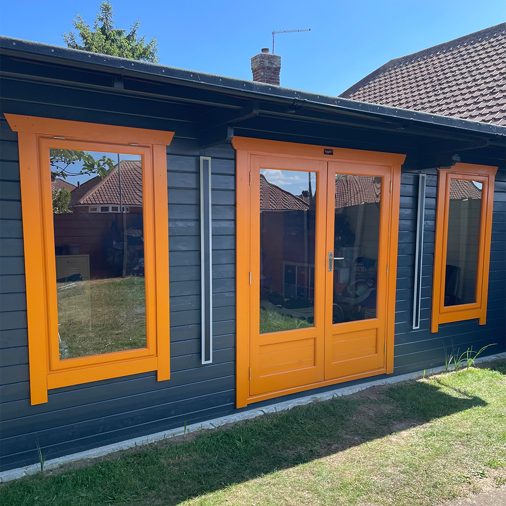 Schwarze LED-Wandleuchten für Garten und Außenbereich