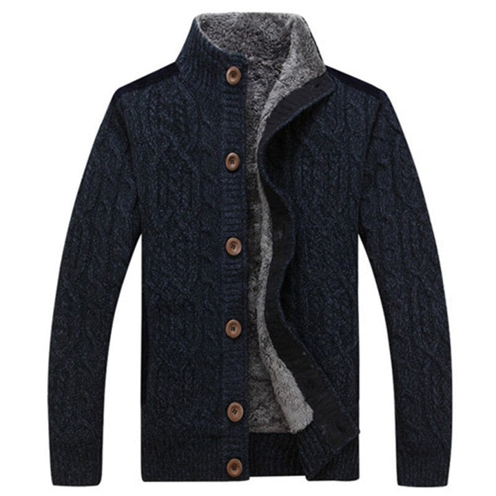 Strickjacke Mit Plüschfutter Für Herren | Herbst