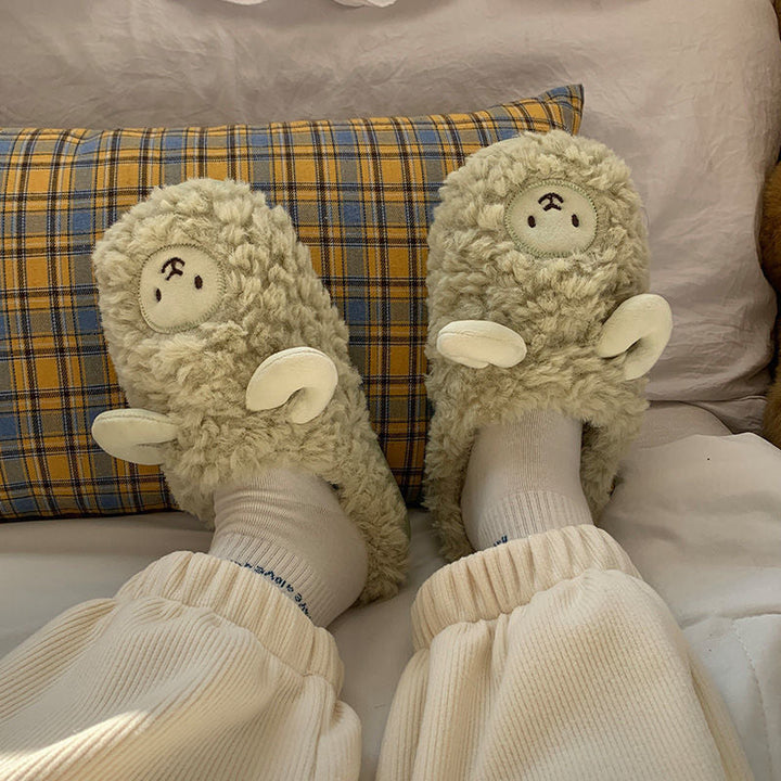 Hausschuhe Mit Tiermotiv Aus Plüsch Für Damen | Herbst