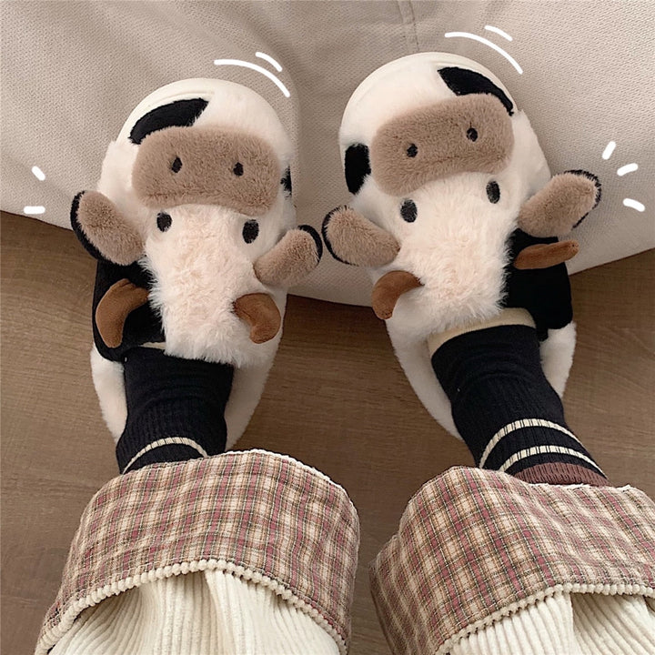 Hausschuhe Mit Tiermotiv Aus Plüsch Für Damen | Herbst
