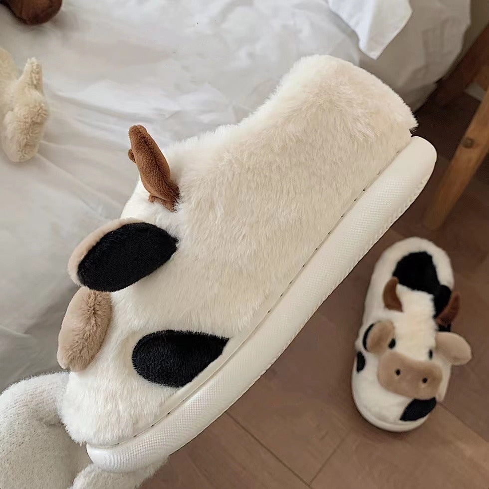 Hausschuhe Mit Tiermotiv Aus Plüsch Für Damen | Herbst