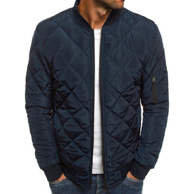 Diamond Stitch Jacke Für Herren | Reißverschluss
