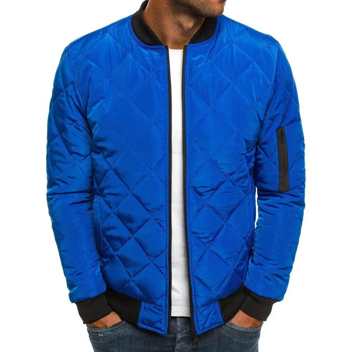 Diamond Stitch Jacke Für Herren | Reißverschluss
