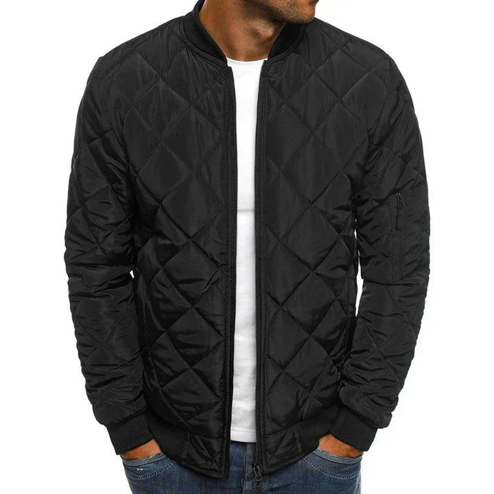 Diamond Stitch Jacke Für Herren | Reißverschluss
