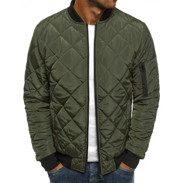 Diamond Stitch Jacke Für Herren | Reißverschluss