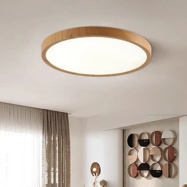 Modern Round Ceiling Light Ultra-Slim Dimmable LED Design