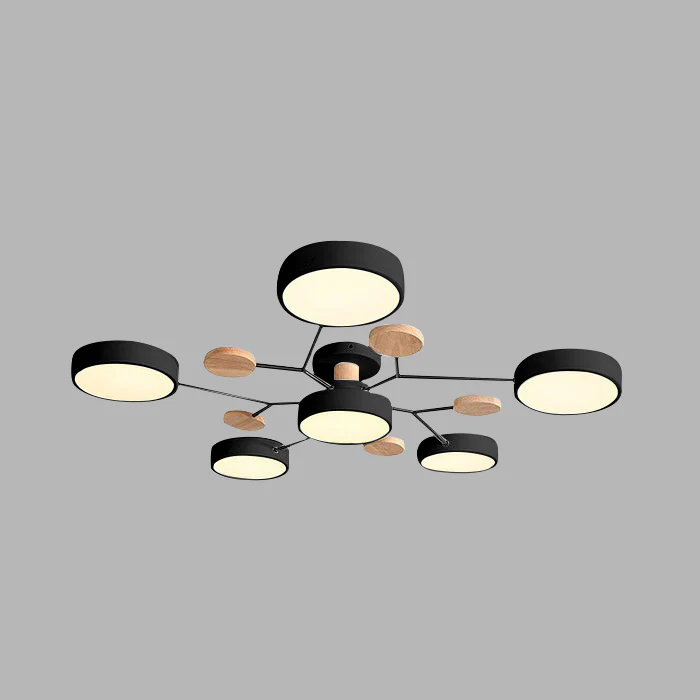 Contemporary LED Ceiling Light Flush Mount Multi-Light Fixture