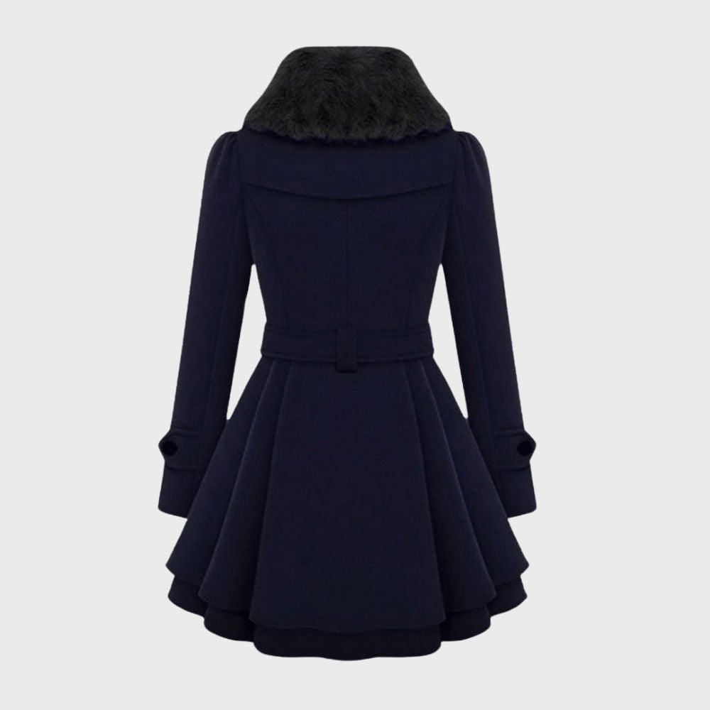 Damen Wintermantel Kleid | Trendy