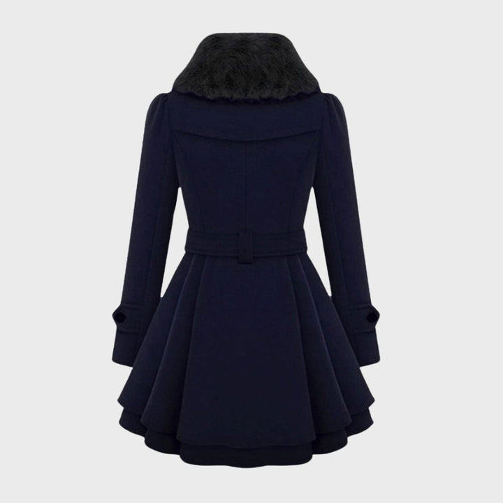 Damen Wintermantel Kleid | Trendy