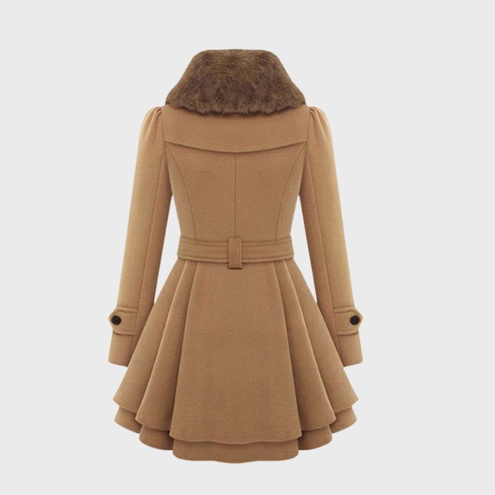 Damen Wintermantel Kleid | Trendy